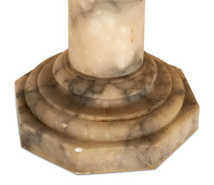 Calacatta Marble Column Pedestal (9577302556979)