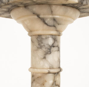 Calacatta Marble Column Pedestal (9577302556979)