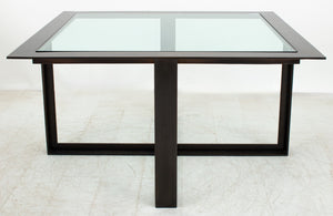 Modern Bronze Glass Top Square Center Table (9490292375859)