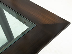 Modern Bronze Glass Top Square Center Table (9490292375859)