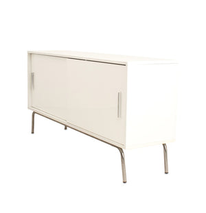 Contemporary White Lacquered Credenza (9579421991219)