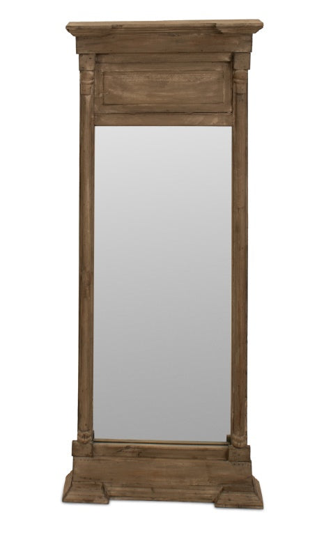 Restoration Hardware Grey Painted Mirror