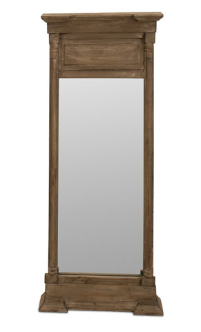 Restoration Hardware Grey Painted Mirror