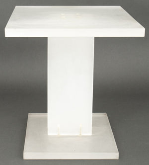 Modern Frosted Acrylic Side Table (9579483889971)