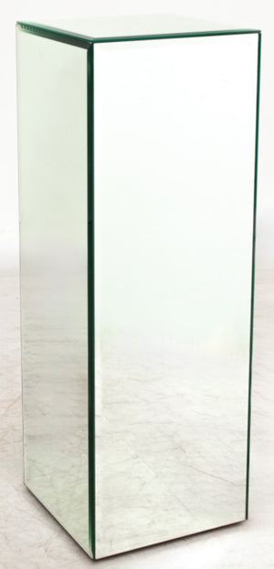 Hollywood Regency Mirrored Pedestal (9579588485427)