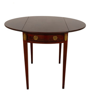 Baker Federal Style Inlaid Mahogany Pembroke Table (9612463112499)