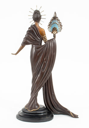 Erte "Aphrodite" Patinated Bronze Sculpture, 1986 (9648609329459)