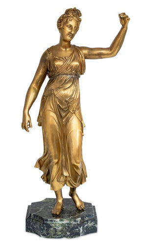 French Gilt Bronze Figural Sculpture