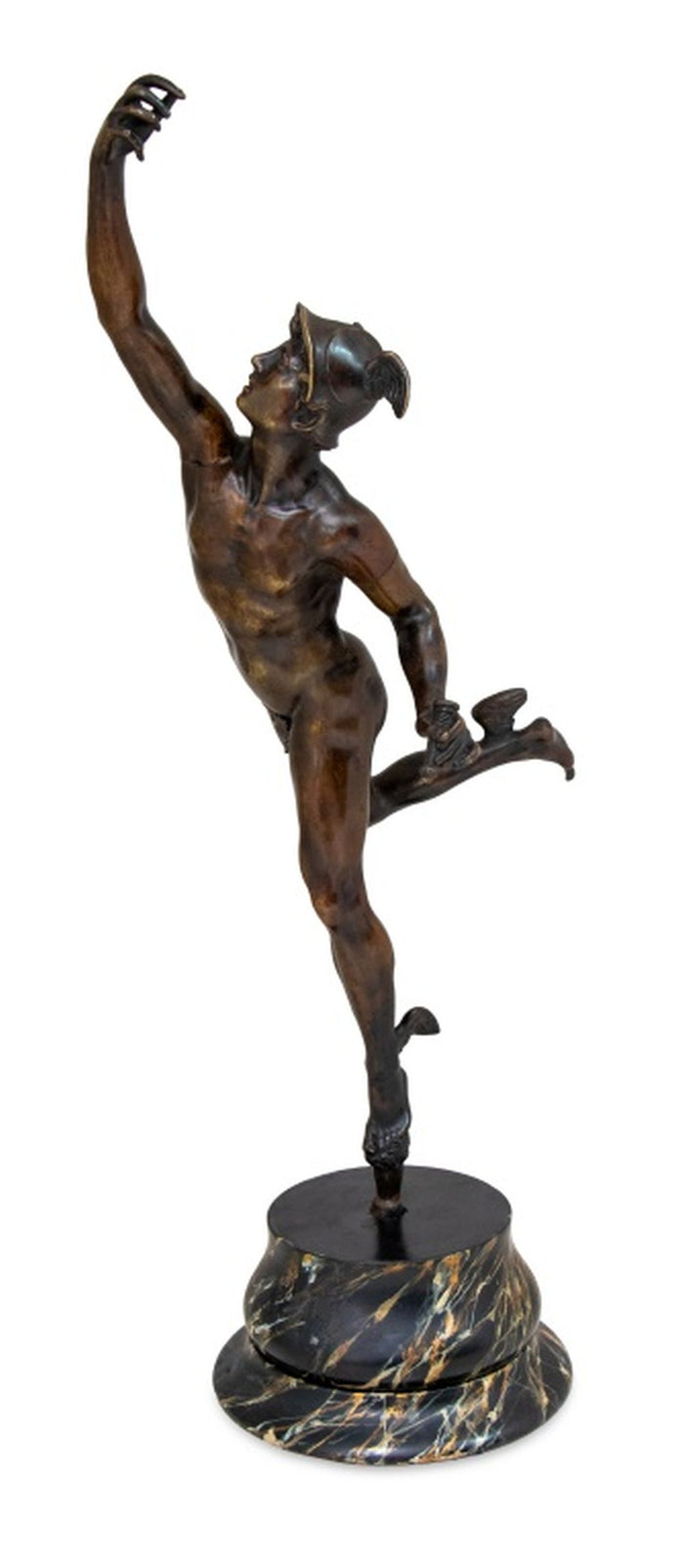 Giambologna "Mercury" Patinated Bronze