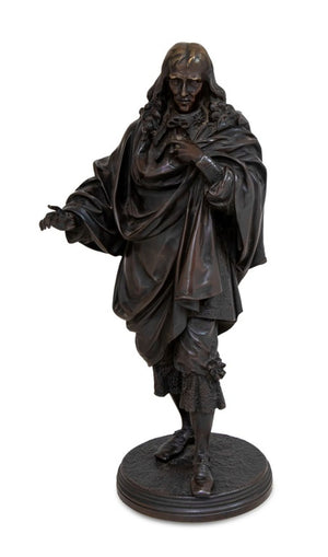 Jean Jules Salmson "John Milton" Patinated Bronze