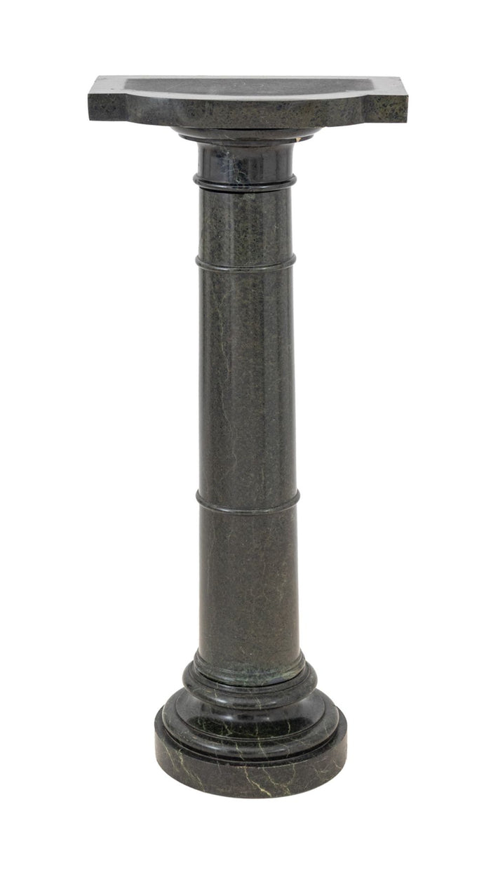 Victorian Green Serpentine Pedestal