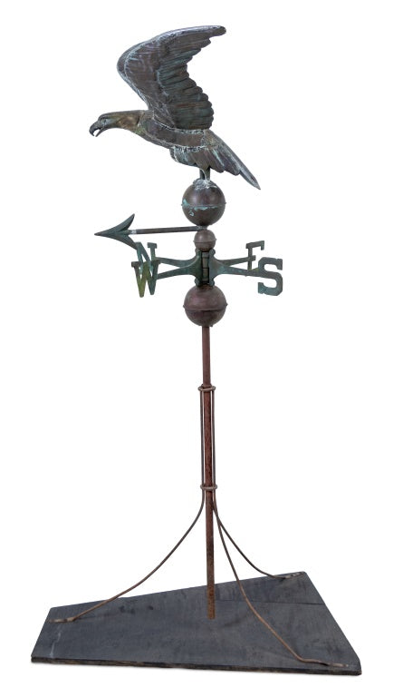 American Eagle Copper Weather Vane