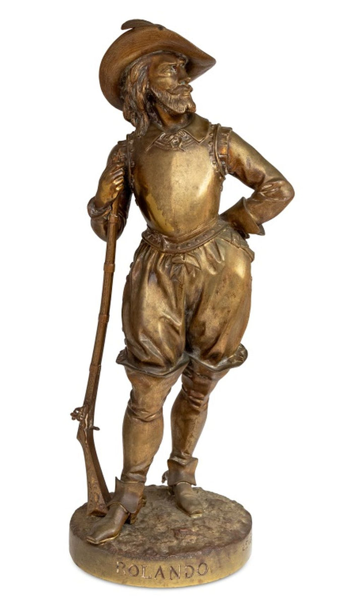 Edmond Leveque "Rolando" Patinated Bronze