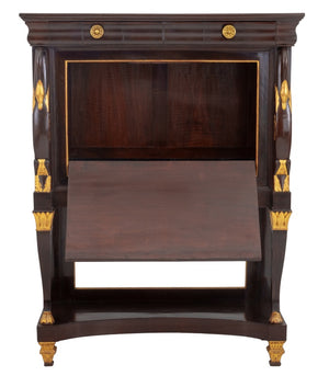 Empire Style Parcel Gilt and Walnut Cabinet (9670542852403)