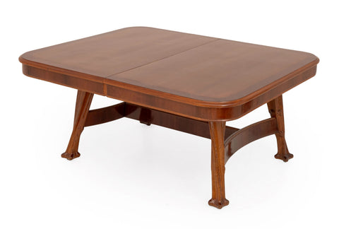 Louis Majorelle Art Nouveau Mahogany Dining Table