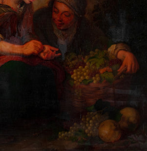 After Bartolome Murillo "Little Fruitseller" Oil on Canvas (9643161387315)