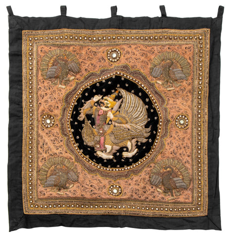 Thai Kinnara Embroidered Kalaga