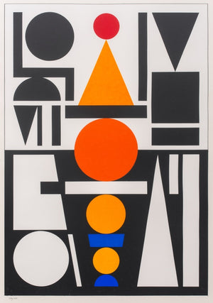 Auguste Herbin "Vin" Screenprint, 1959 (9617704550707)