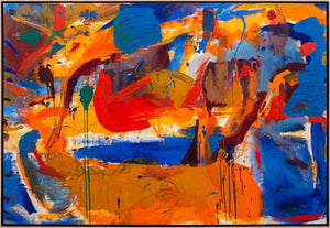 American School Abstract Composition Oil (9617864098099)