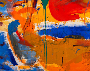 American School Abstract Composition Oil (9617864098099)