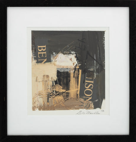Gayle Wells Mandle Untitled Collage on Paper