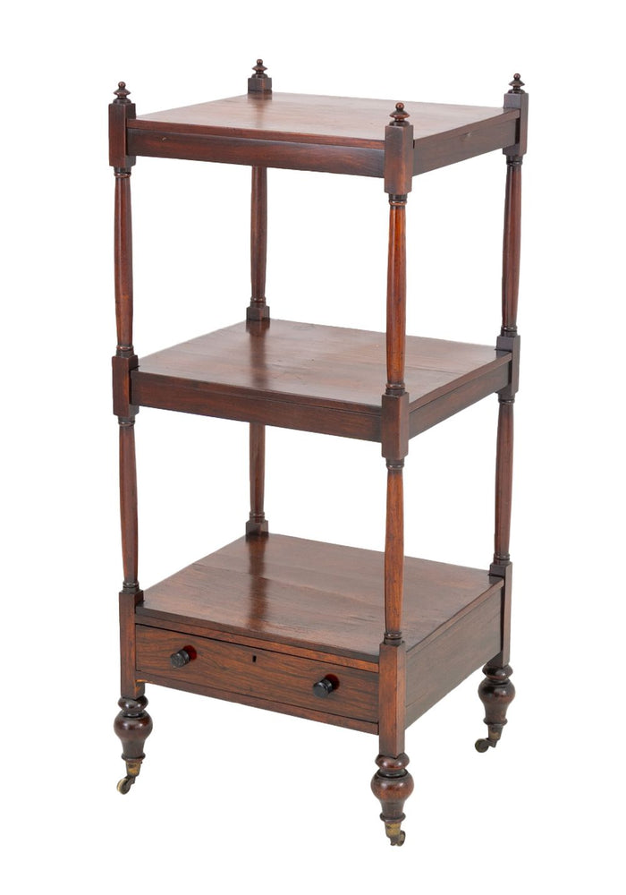 Regency Style Mahogany Three-Tier Whatnot