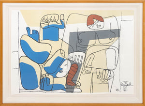 Le Corbusier "Chute de Barcelone" Lithograph