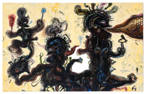 Robert Dandarov "Gaia and Ouranos" Oil, 1989