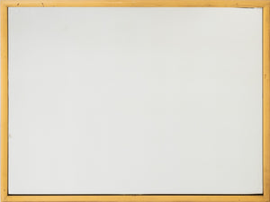 Mid-Century Modern Yellow Painted Wood Mirror