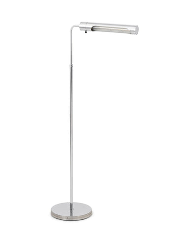 Mid-Century Modern Chrome Adjustable Floor Lamp