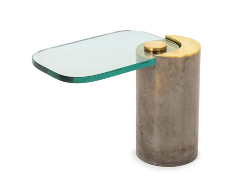 Karl Springer Sculptural End Table
