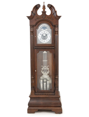 Howard Miller Mahogany Case Grandfather Clock