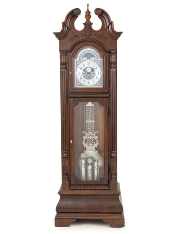 Howard Miller Mahogany Case Grandfather Clock