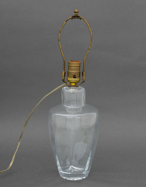 Simon Pearce Clear Glass Table Lamp