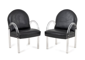 Charles Hollis Jones Leather Armchairs, 2