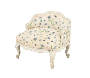 Louis XV Style Floral Upholstered Child's Bergere