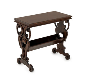 Renaissance Style Mahogany Side Table