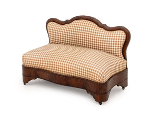 American Empire Mahogany Sofa