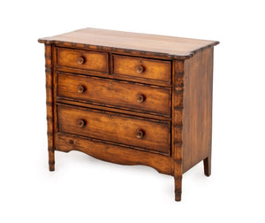 Aesthetic Style Faux Bamboo Chest of Drawers