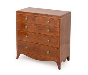 American Federal Mahogany Chest of Drawers