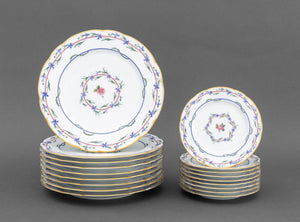 Limoges Porcelain Tableware, 18 Pcs.