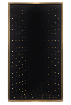 Modern Brass Infinity Full-Length Mirror, 1970s