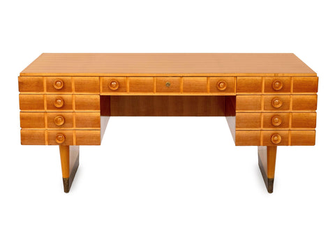 Gio Ponti Mahogany Executive Desk, ca. 1938
