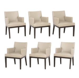 Christian Liaigre Style Dining Chairs, 6