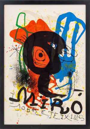 Joan Miro "Sobreteixims" Lithograph, ca. 1973