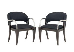 Mitchell Pickard x Brueton Willow Armchairs, Pair