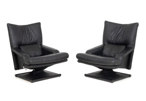 Mathias Hoffmann x Rolf Benz Lounge Chairs, Pair