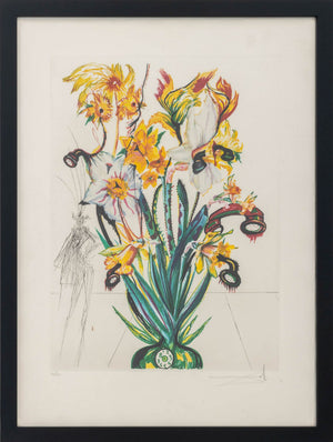 Salvador Dali "Narcissus (Phones)" Etching, 1972