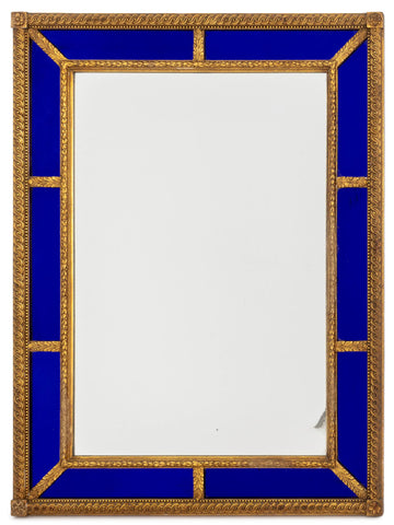 Swedish Baroque Style Giltwood Cushion-Cut Mirror
