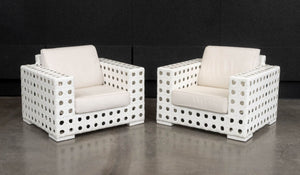 Skyline Design Lounge Chairs, Pair